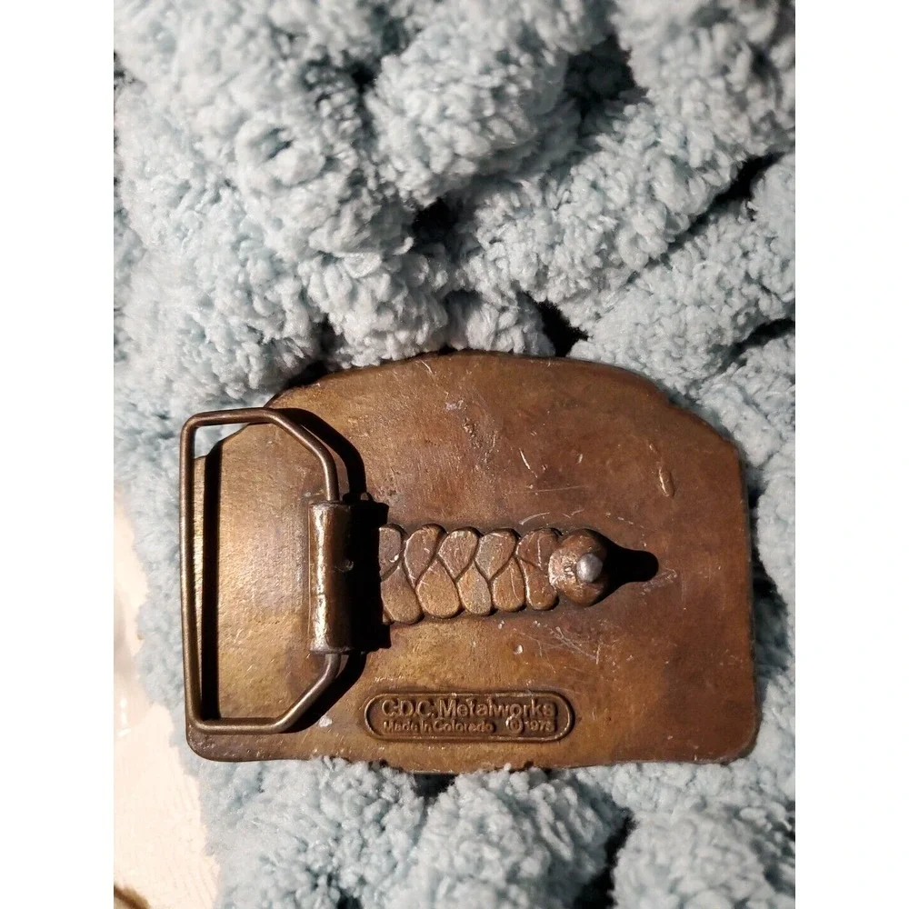 United‎ States Bicentennial 1976 Belt Buckle Flying Eagle CDC Metalworks 1975